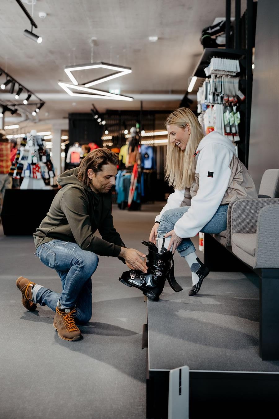 Ein professionelles Skischuhfitting für einen perfekten Tag auf der Piste