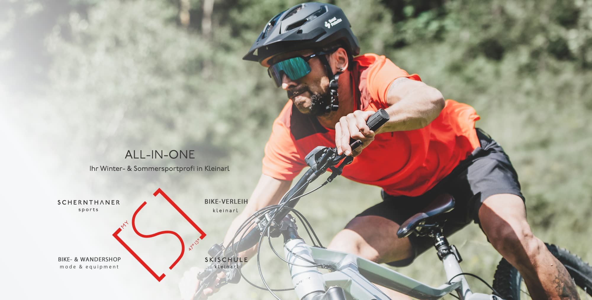 Schernthaner sports - Sportgeschäft im My S mit Bikeshop für Mountainbike-Touren rund um Kleinarl