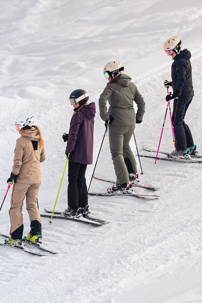 Skigruppe im Skigebiet Kleinarl-Flachauwinkl